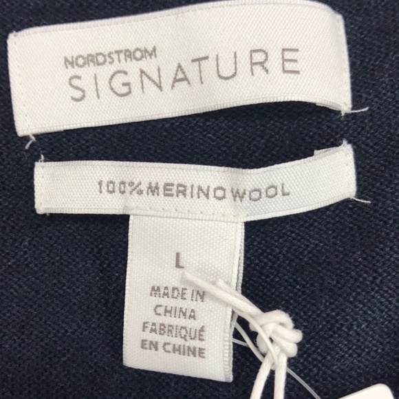 Nordstrom Signature MerinoWool Garment Dye Sweater - Picture 4 of 6